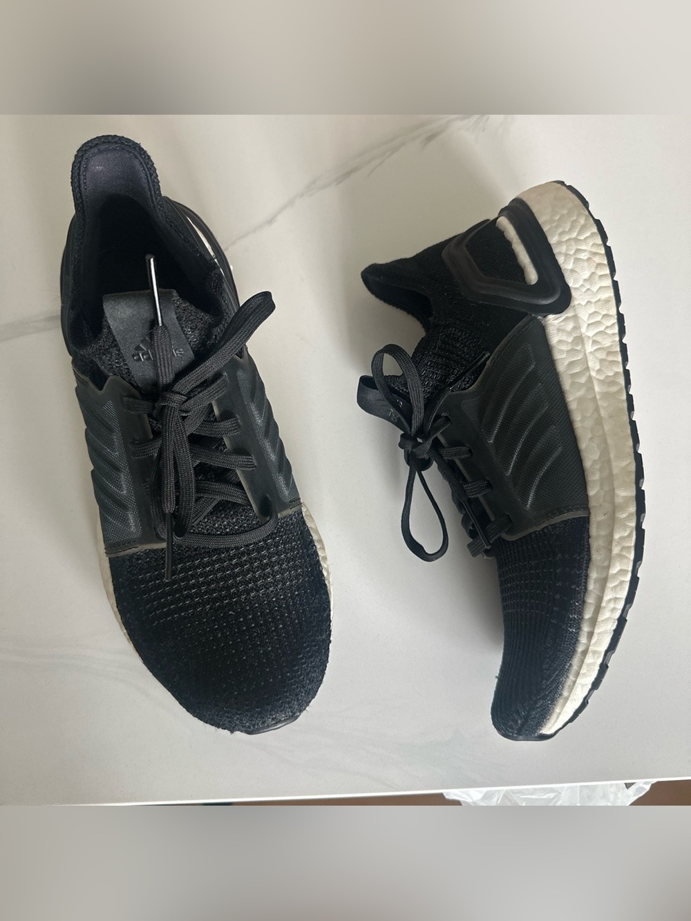 Adidas Black Ultraboost Athletic Sneakers